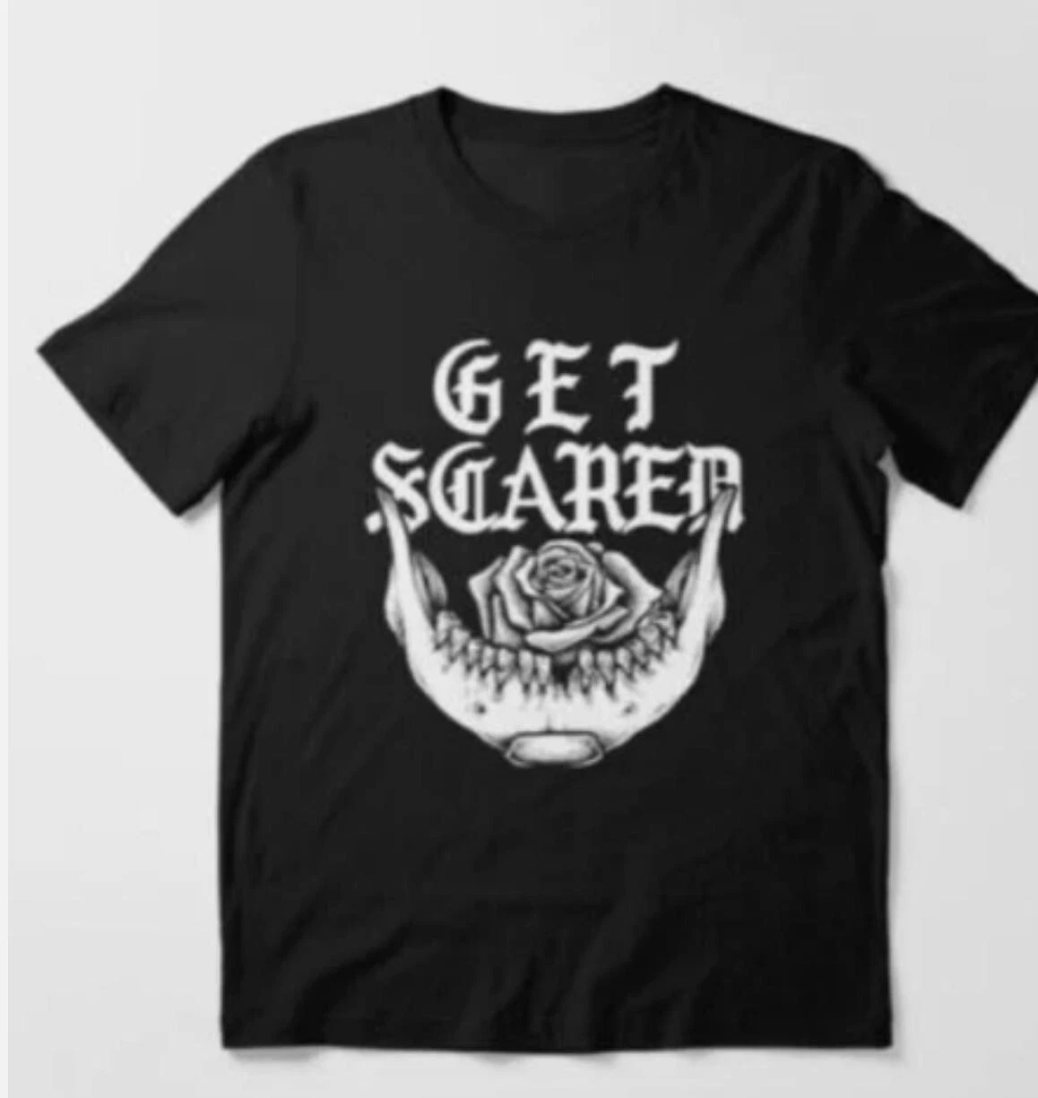 Get Scared Band T-Shirt Noir - T-Shirt Homme 100% Coton Manches Courtes