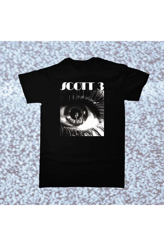 CLASSIC Vintage Scott Walker Scott 3 Shirt Short Sleeve Black Unisex S-234XL NE862