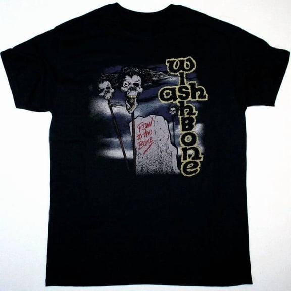 CLASSIC Vtg Wishbone Ash Band RAW TO THE BONE Cotton Black S-5XL Unisex Shirt CS165