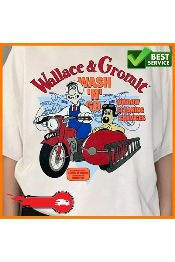 CLASSIC Wallace And Gromit 1989 T-Shirt Gift For Fans