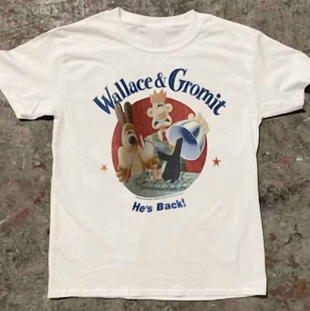 CLASSIC Wallace and Gromit He's Back 1989 T-Shirt S-5XL - Walmart.com
