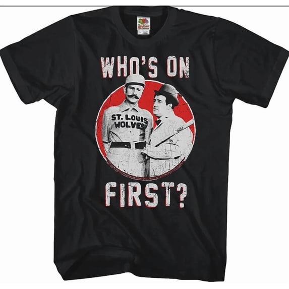 CLASSIC Who_s On First Abbott And Costello T-Shirt