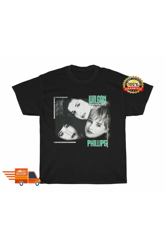 CLASSIC Wilson Phillips Short Sleeve Black All Size Men Women Classic Tee Shirt ME252