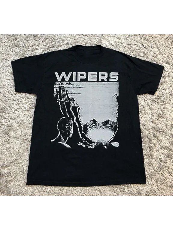CLASSIC Wipers - 'Alien Boy' Short Sleeve Cotton Black All Size T-Shirt PP335