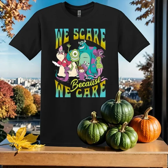 CLASSIC retro 90s monsters inc we scare be T-shirt T shirt Men Women Unisex Tshirt SY711