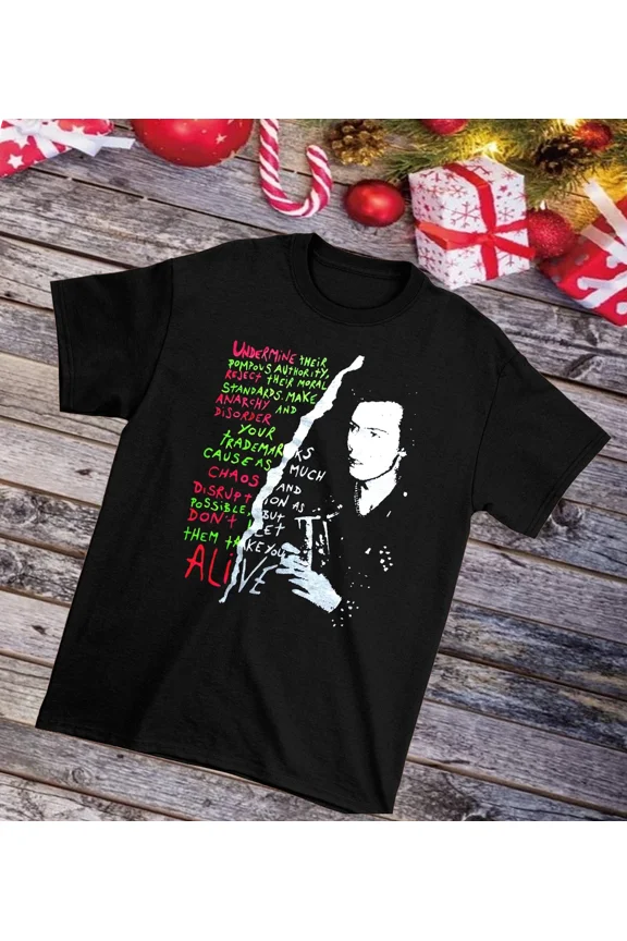 CLASSIC sid vicious undermine their Gift xmas S-234XL Black Shirt FN042