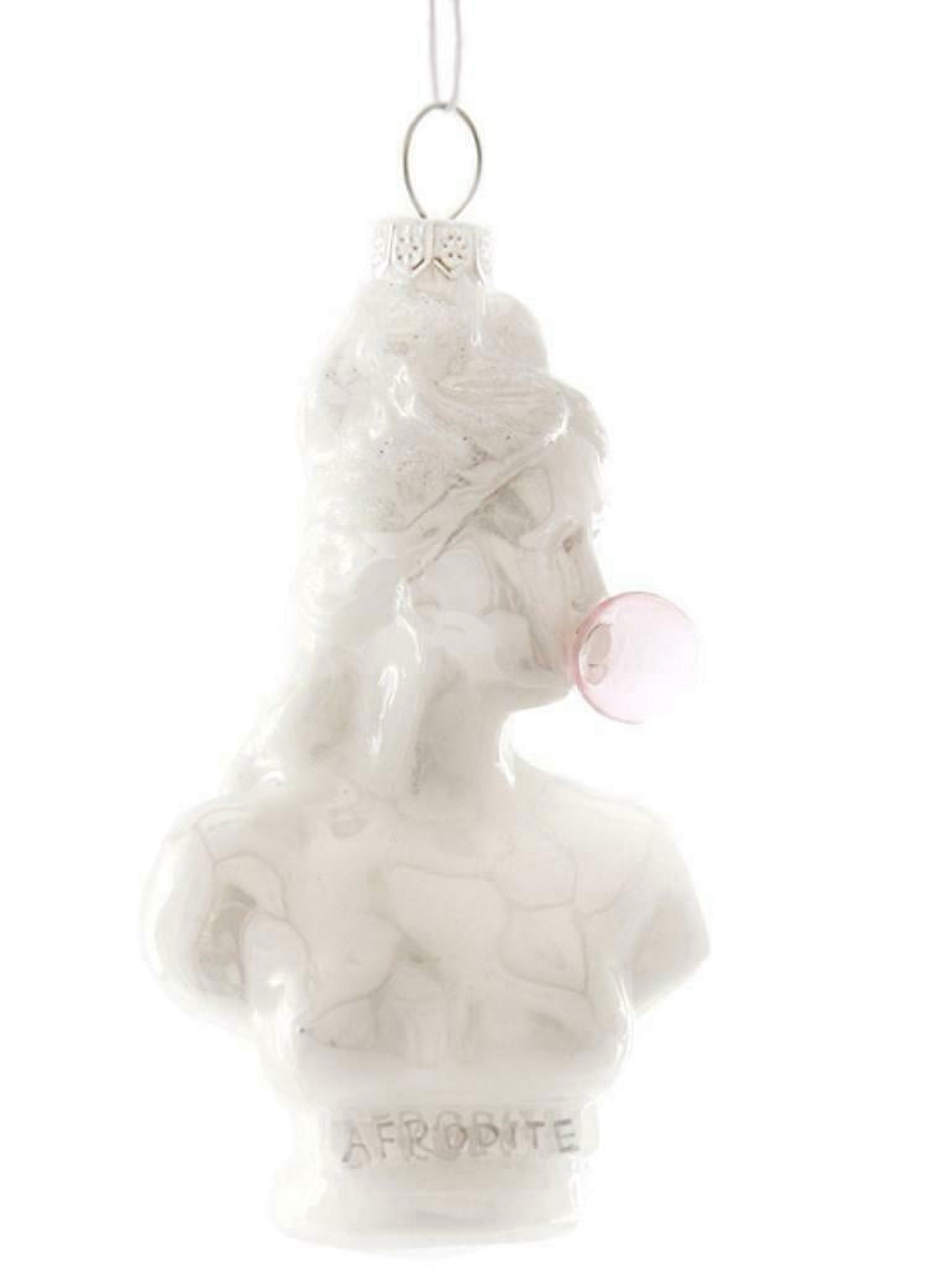 Cody Foster Glass Classical Bust with Ornament