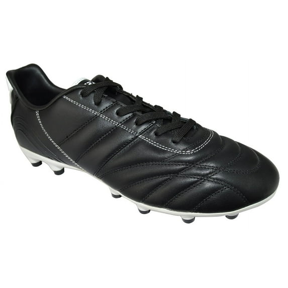 VIZARI - Classico FG- Soccer Shoes, Cleats, Black/White, Size - 10.5 (Adult)