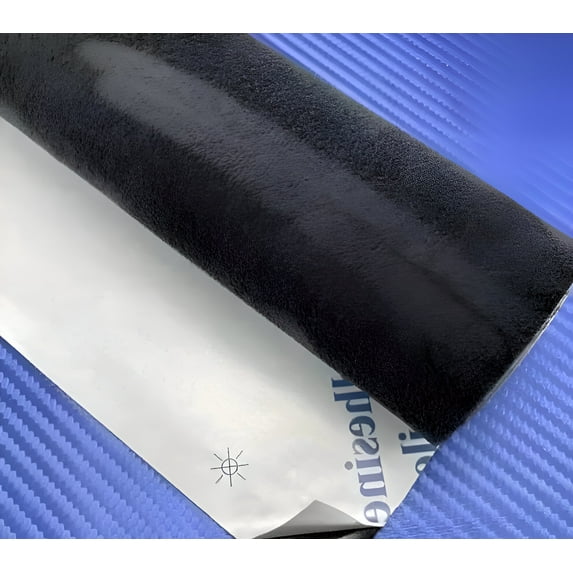 CLASSICO TRADING COMPANY Blackgrey- Faux Suede Fabric Wrap Self Adhesive Suede Sheet Film Sticker Stretch Car Interior Wrap for DIY Craft Handmade 100X150 CM