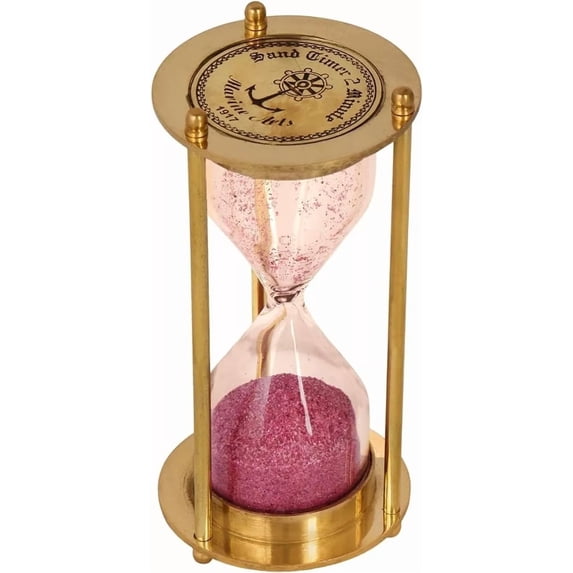 CLASSICO TRADING COMPANY Classic Sand Timer for Desk, Study, Games & Decor – 1/3/5 Minute Hourglass