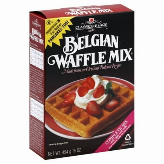 CLASSIQUE FARE MIX WAFFLE BELGIAN-16 OZ -Pack of 6
