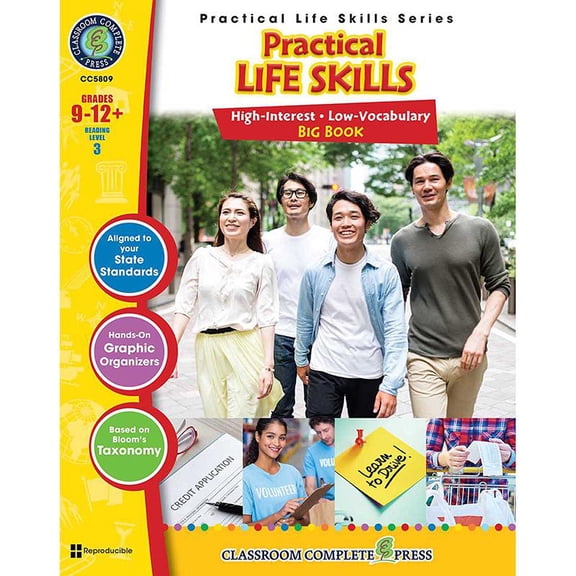 (Price/EA)Classroom Complete Press CCP5809 Practical Life Skills Big Book