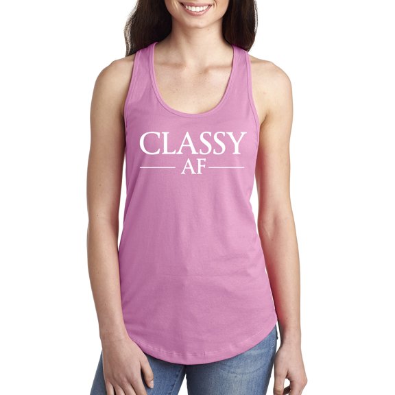 CLASSY AF Racerback Tank