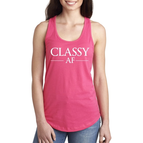 CLASSY AF Racerback Tank