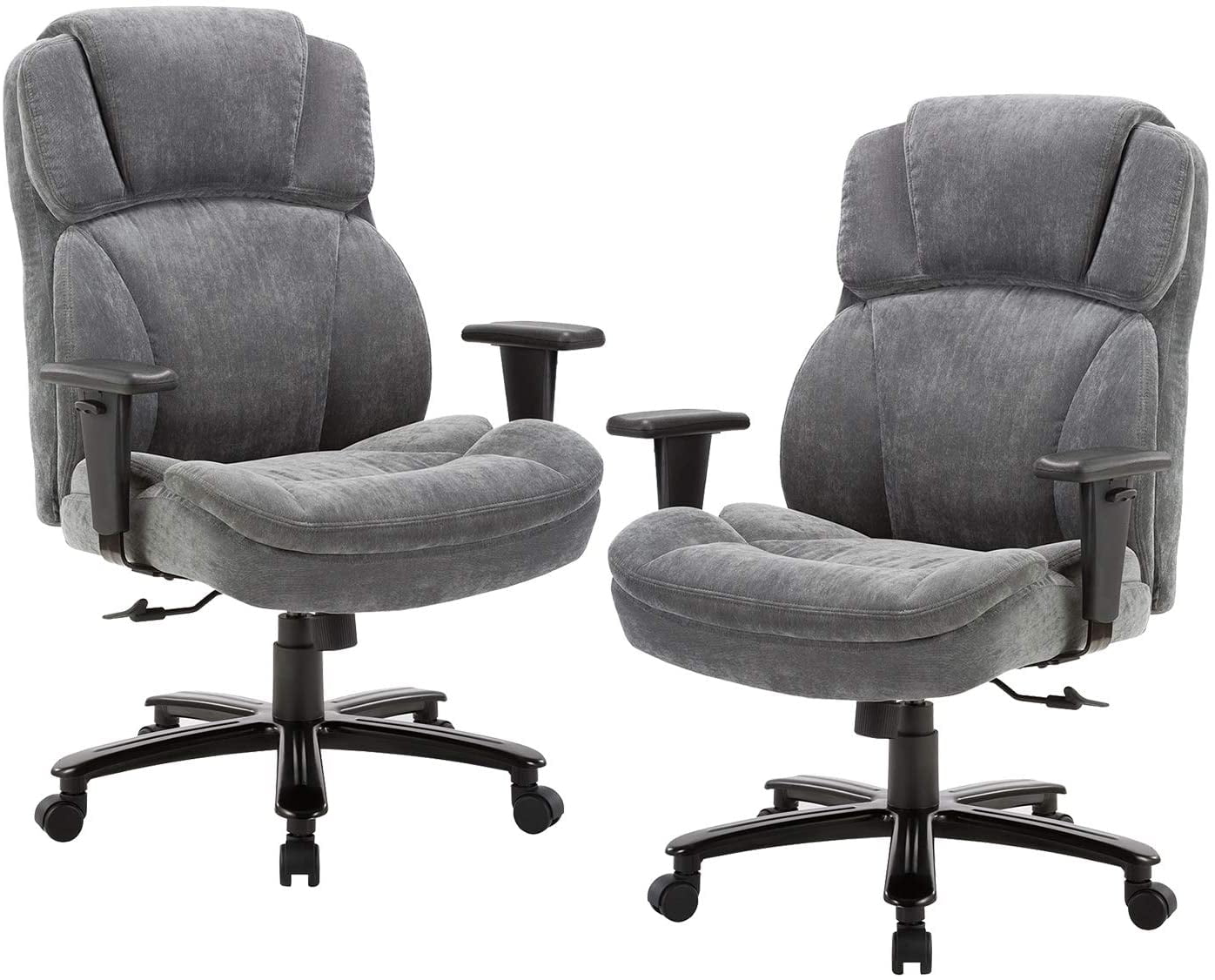 CLATINA Ergonomic Big and Tall Executive Office Chair with Upholstered