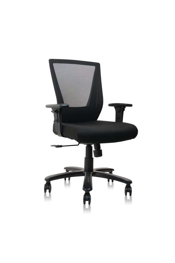 Ergonomic Executive Mesh Chair with Adjustable Armrests Thickened seat Cushion, 400 lb Capacity Office Desk Chair for Home Office