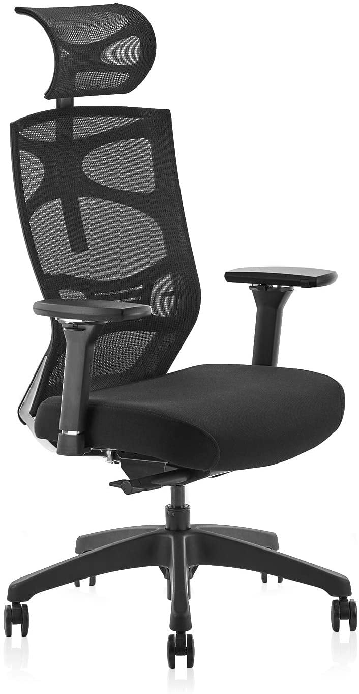 CLATINA Ergonomic Mesh Chair for Plus Size 4D Arm Rest Home Office Swivel Chair Walmart
