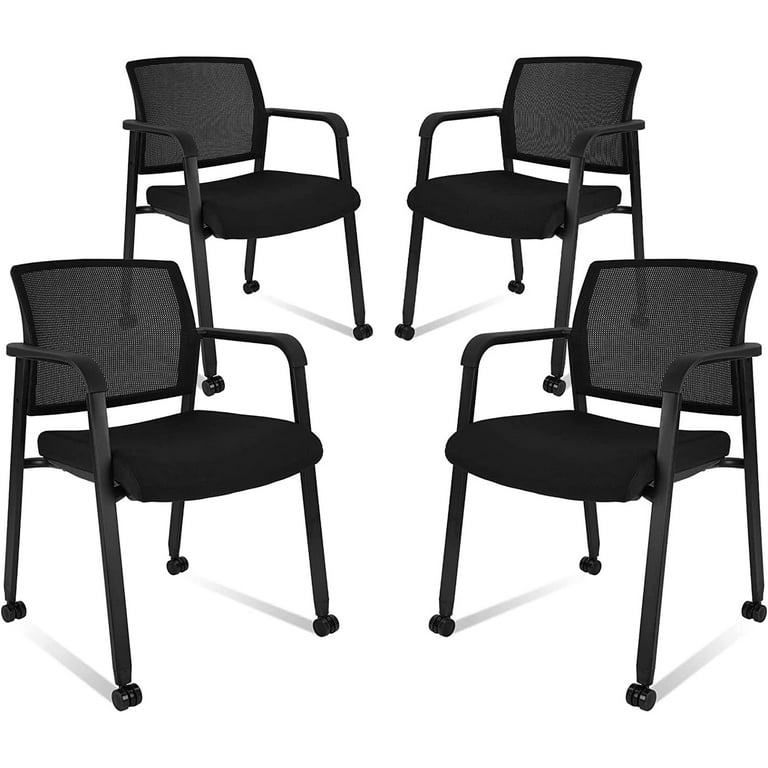 CLATINA Office Reception Guest Chair Mesh Back Stacking with