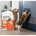 thumbnail image 1 of CLAWGUARD Protection Tape Sheets, 10 XL Clear Scratch Guard Panels for Doors & Furniture, Pet Scratch Protectors for Dog Door Scratching & Cat Claws, 17 x 12 in, 1 of 7