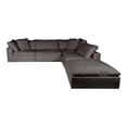 thumbnail image 1 of Moe's Home Collection Clay Dream Modular SECTIONAL LIVESMART Fabric Light Grey, 1 of 2