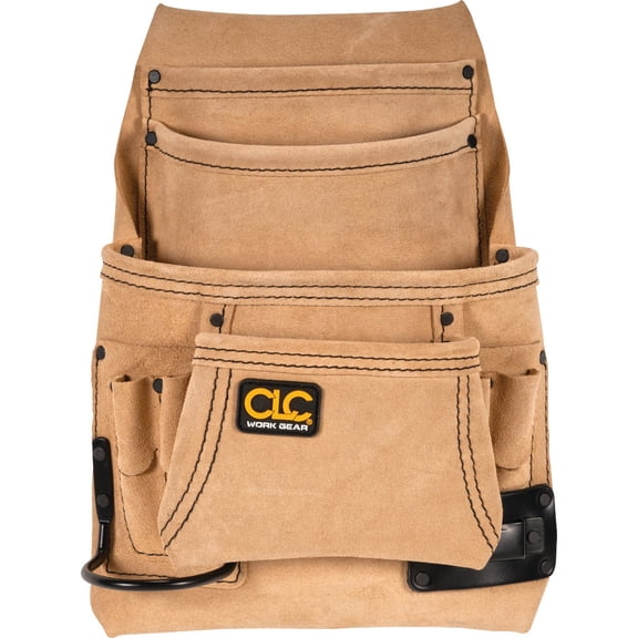 CLC 10-Pocket Carpenter's Nail & Tool Bag - Pack of 2