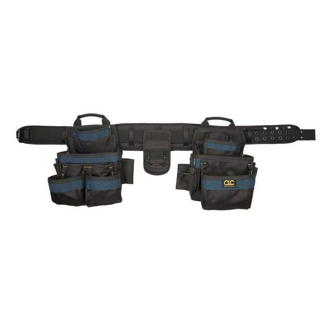 CLC 20 pocket Polyester Fabric Tool Belt 25.25 in. L X 16.25 in. H