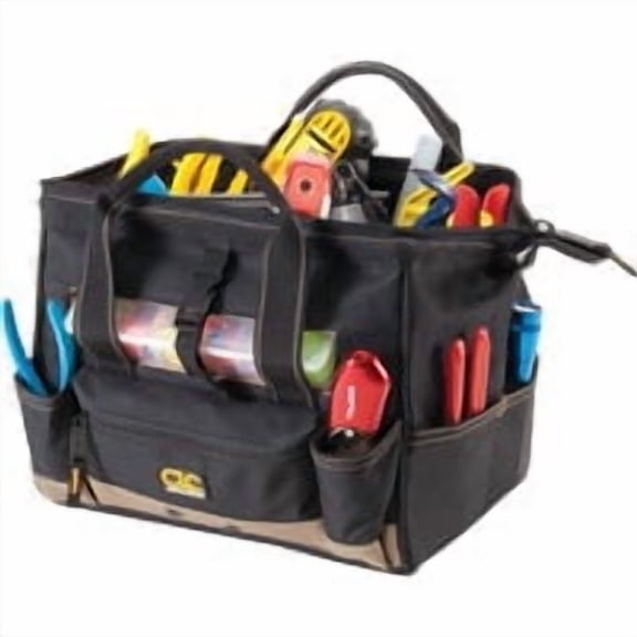 Custom Leathercraft CLC 21-Pocket Tool Bag with Top-Side Tray - Pack of 12