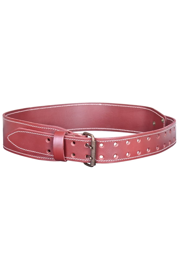 21962 Work Belt, 29 to 42 in Waist, Leather/Steel