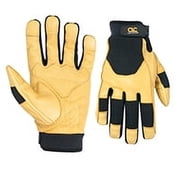CLC 285X Reinforced Work Gloves, XL, Hook-and-Loop Cuff, Deerskin Leather