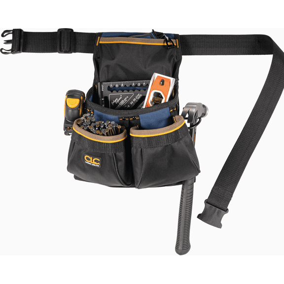 CLC 5-Pocket Framer's Nail & Tool Bag - Pack of 4 Construction & DIY Use, Standard Hardware Spec