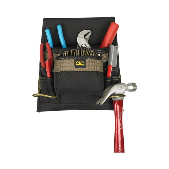 Custom Leather Craft Nail & Tool Bag - 8-Pocket Polyester - 1 Pc