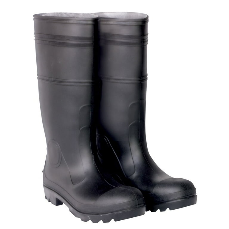 CLC Climate Gear Unisex Garden Rain Boots 12 US Black