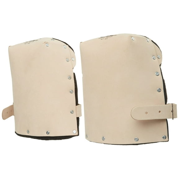 CLC Custom Leather Craft Leather Kneepads, Buckle, Tan - 1 PR (201-309)