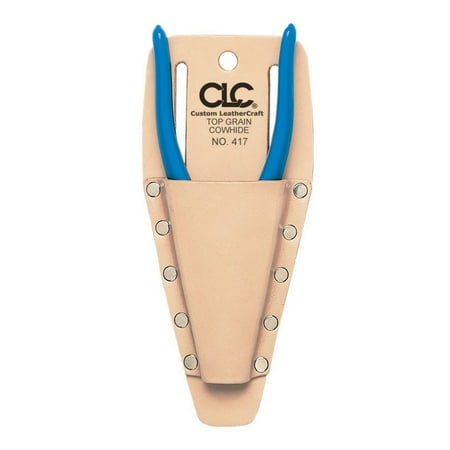 CLC Tool Works Series 417 Plier/Tool Holder, 1-Pocket, Leather, Tan, 3-1/2 in W, 8-1/4 in H