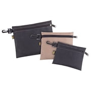 CLC Custom Leathercraft 1100 Multi-Purpose Clip-on Zippered Poly Bags, 3 Pack
