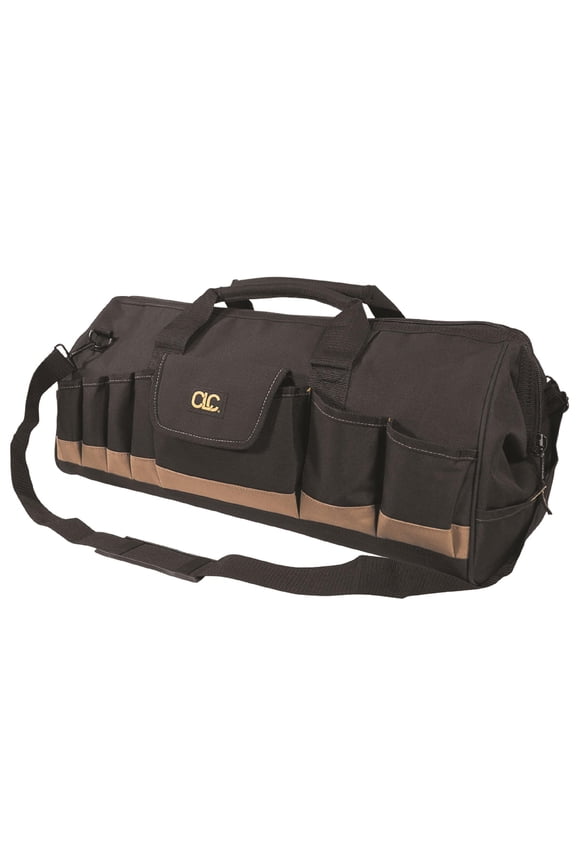 Custom Leathercraft 1164 24 In. Megamouth Tote Bag, 32 Pocket CA2