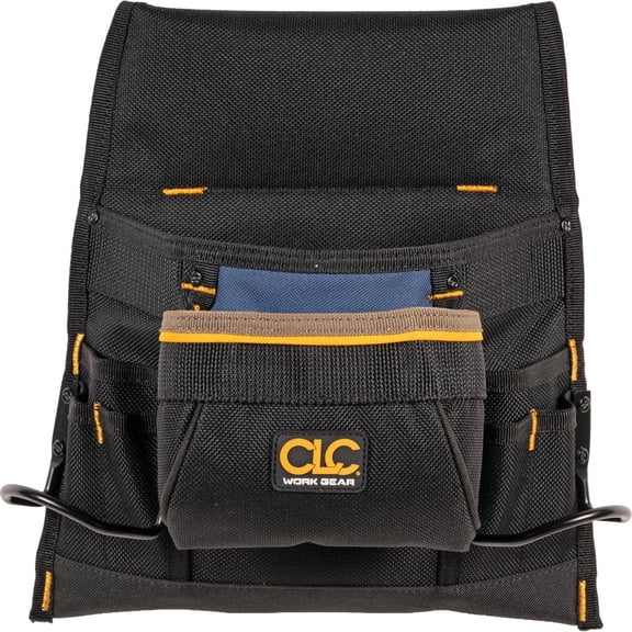 CLC Custom Leathercraft 1823 Nail and Tool Bag, Poly, 8-Pocket , Blue