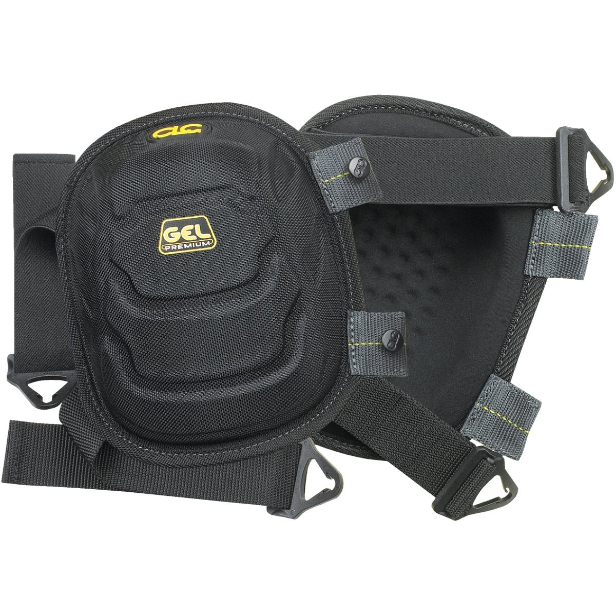CLC Custom Leathercraft 372 Gel-Tek Flooring Kneepads, Black