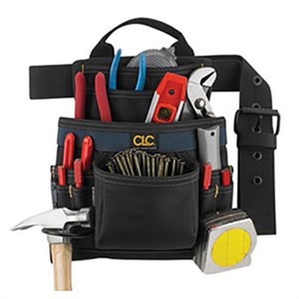 CLC Custom Leathercraft Ballistic Tool and Nail Bag, 13in.W x 3 1/4in.D x 13 3/4in.H, Model# 2823