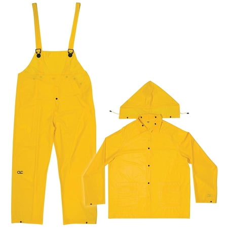 CLC West Chester Protective Gear Polyester - 3-Piece Rain Suit - 2XL — Residential Use, Standard Application