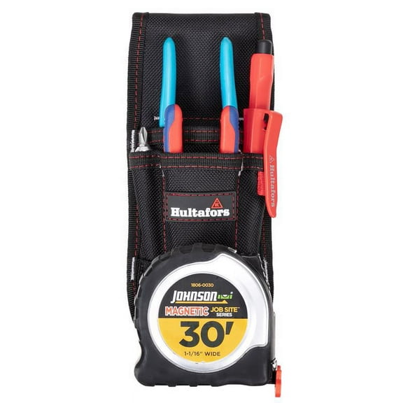 CLC Hultafors Work Gear Heavy Duty Tool Organizer Black/Red