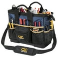 thumbnail image 1 of Custom Leather Craft 2023298 19 x 16 in. 23 Pocket Multicolored Ballistic Polyester Big Mouth Tote Bag, 1 of 5