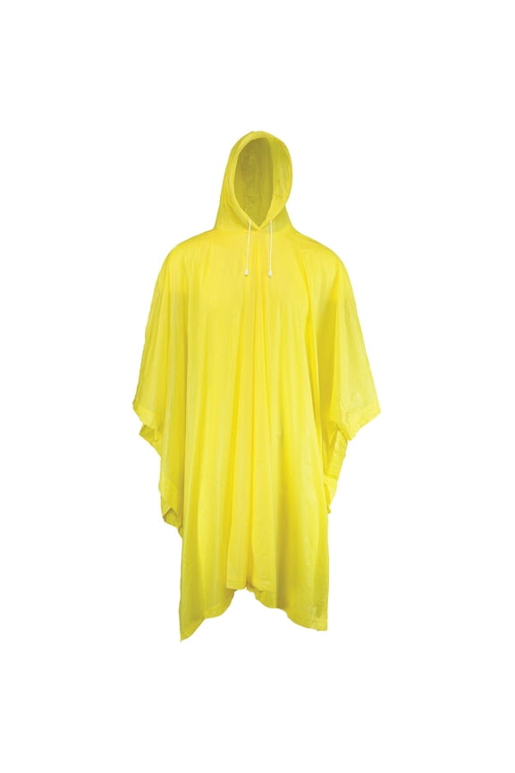 Rain Wear R10410 .10MM PVC Poncho - Yellow Large