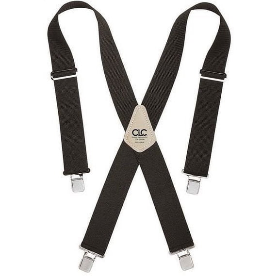 SUSPENDERS 2"" BLACK (Pack of 1)