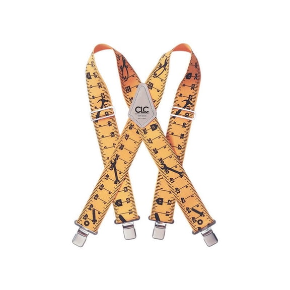 CLC Work Gear 110RUL 2" Ruler Heavy Duty Elastic Suspenders