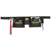CLC Custom Leather Craft Tool Apron 1429 Work Belt - 12 Pockets, Steel Buckle - Multicolor, 29 in   Residential Use, Standard Application