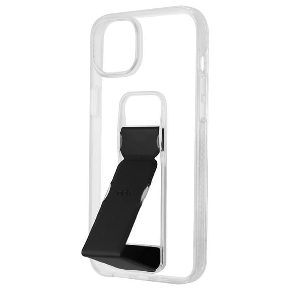 CLCKR Stand and Grip Case for iPhone 14 Plus - Clear/Black
