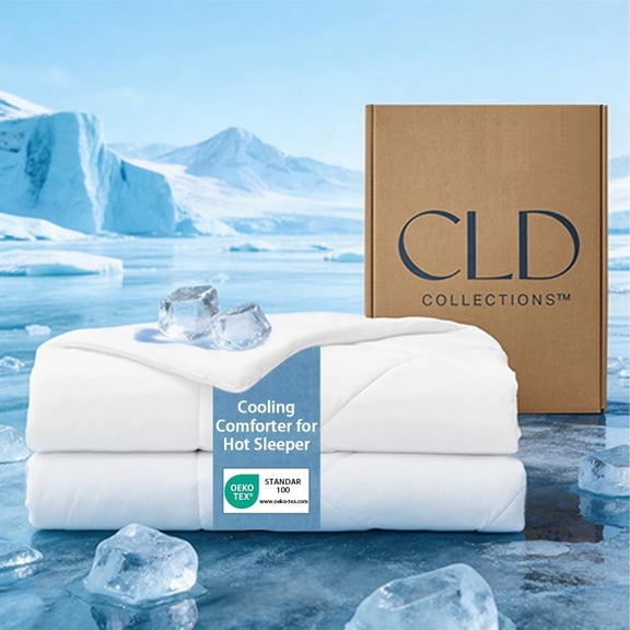 Cooling Comforter for Hot Sleepers Twin Size,All-Season Breathable Lightweight Blanket for Night Sweats, Soft Cool Touch for Bed, 68x90 Inches, Twin Size, Cool White
