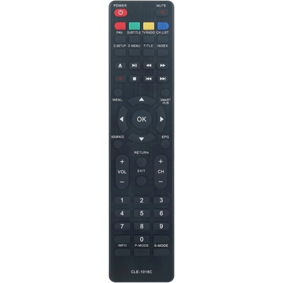 CLE-1018C Replacement Remote Control Commander fit for Hitachi LED LCD HDTV TV VZ604000 VZ506000 VC406000