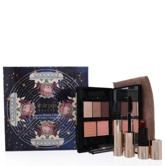CLE DE PEAU BEAUTE COLOR PALETTE 0.5 OZ CLE DE PEAU/BEAUTE CELESTE 3 PC SET 3 EYESHADOW, 2 BLUSH LIPSTICK AND MASCARA